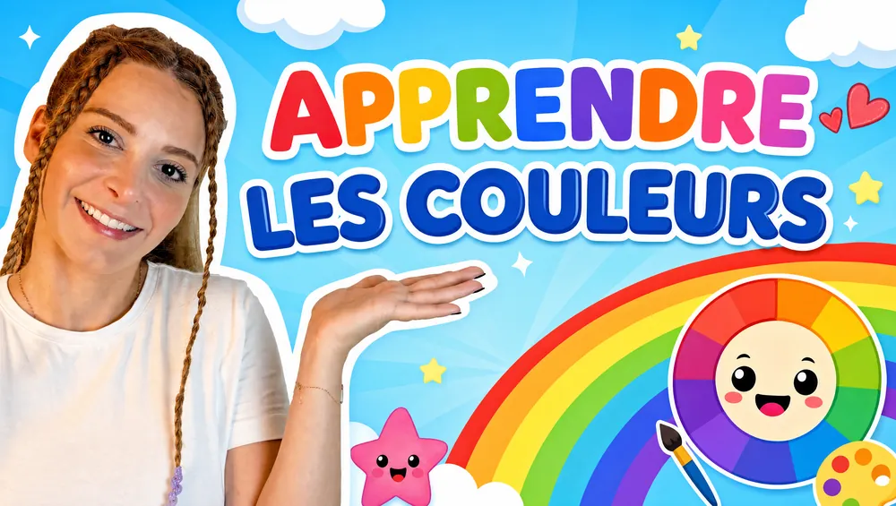 Image d’une vidéo d’Anny : « Apprendre les couleurs ».